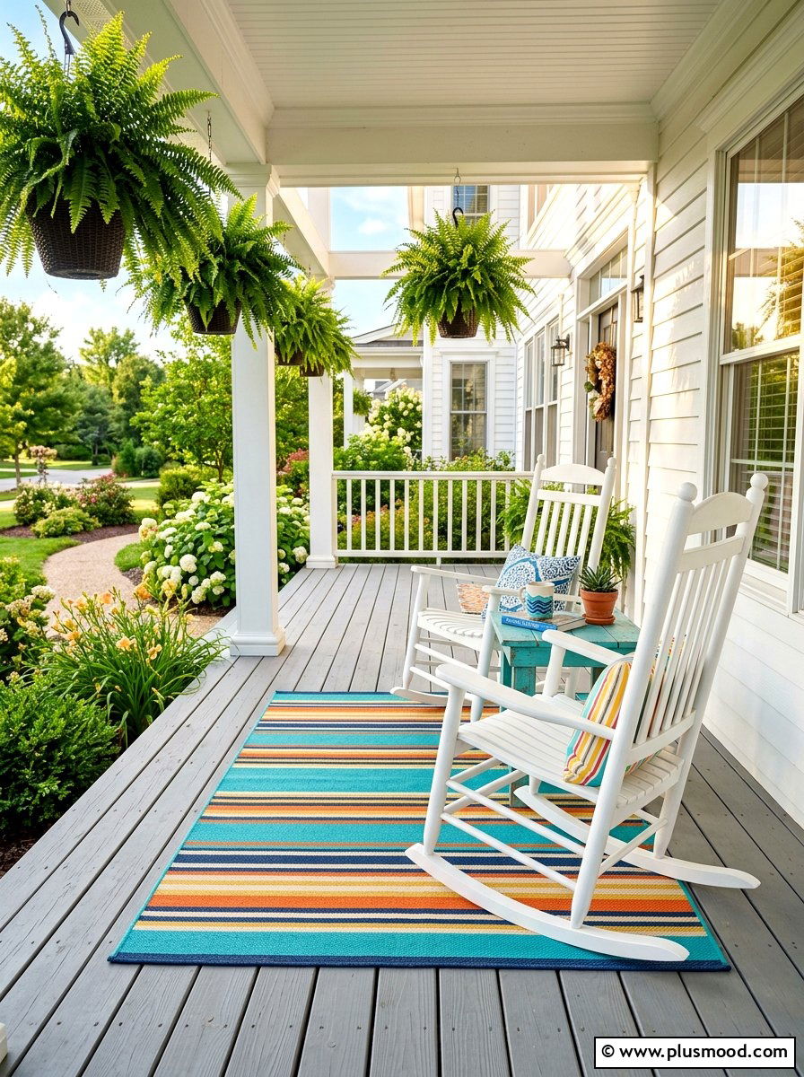 Porch Rocking Chairs - 25 summer home exterior refresh ideas