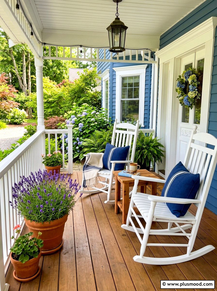 Porch Seating Area - 25 late summer curb appeal ideas