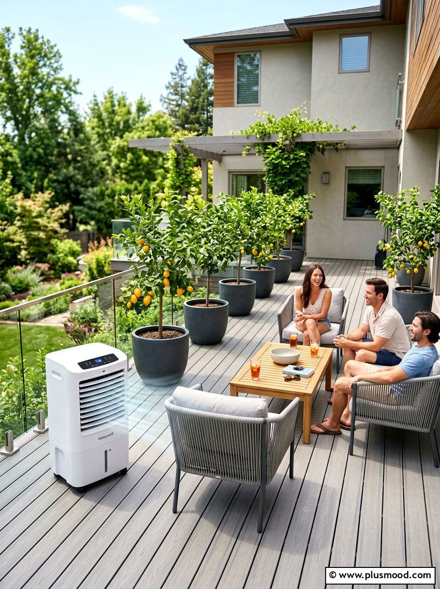 Portable Evaporative Cooler - 25 summer backyard cooling ideas