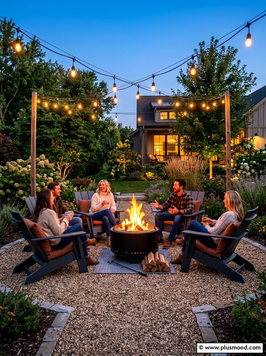 Portable Fire Pit - 25 summer backyard ideas for renters