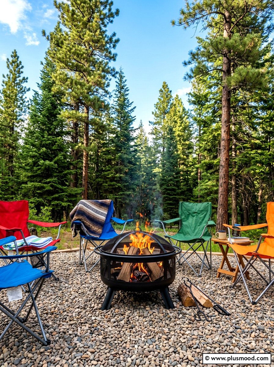 Portable Fire Pit - 25 summer patio fire pit ideas