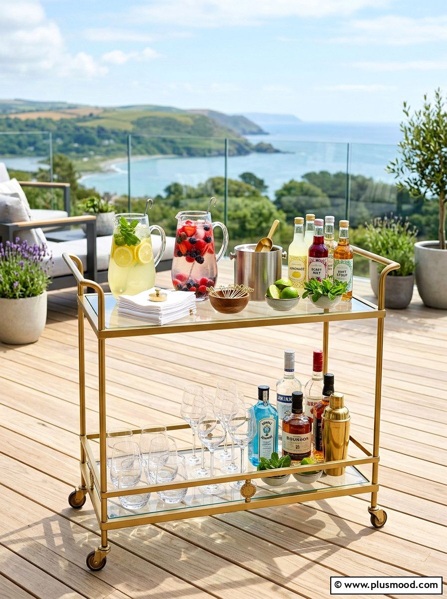 Portable drink station - 25 summer deck party ideas