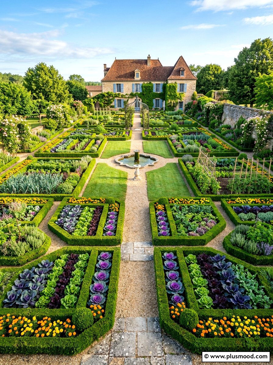 Potager Garden - 25 small backyard ideas with vegetable garden