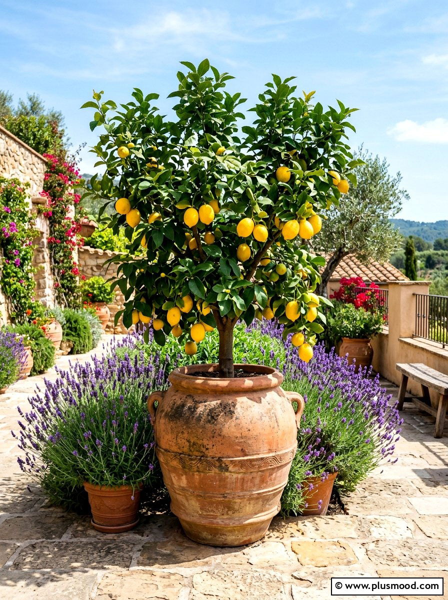 Potted Citrus Tree - 25 summer garden refresh ideas