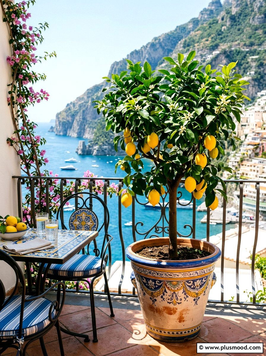 Potted Citrus Tree For Balcony - 25 summer balcony garden ideas