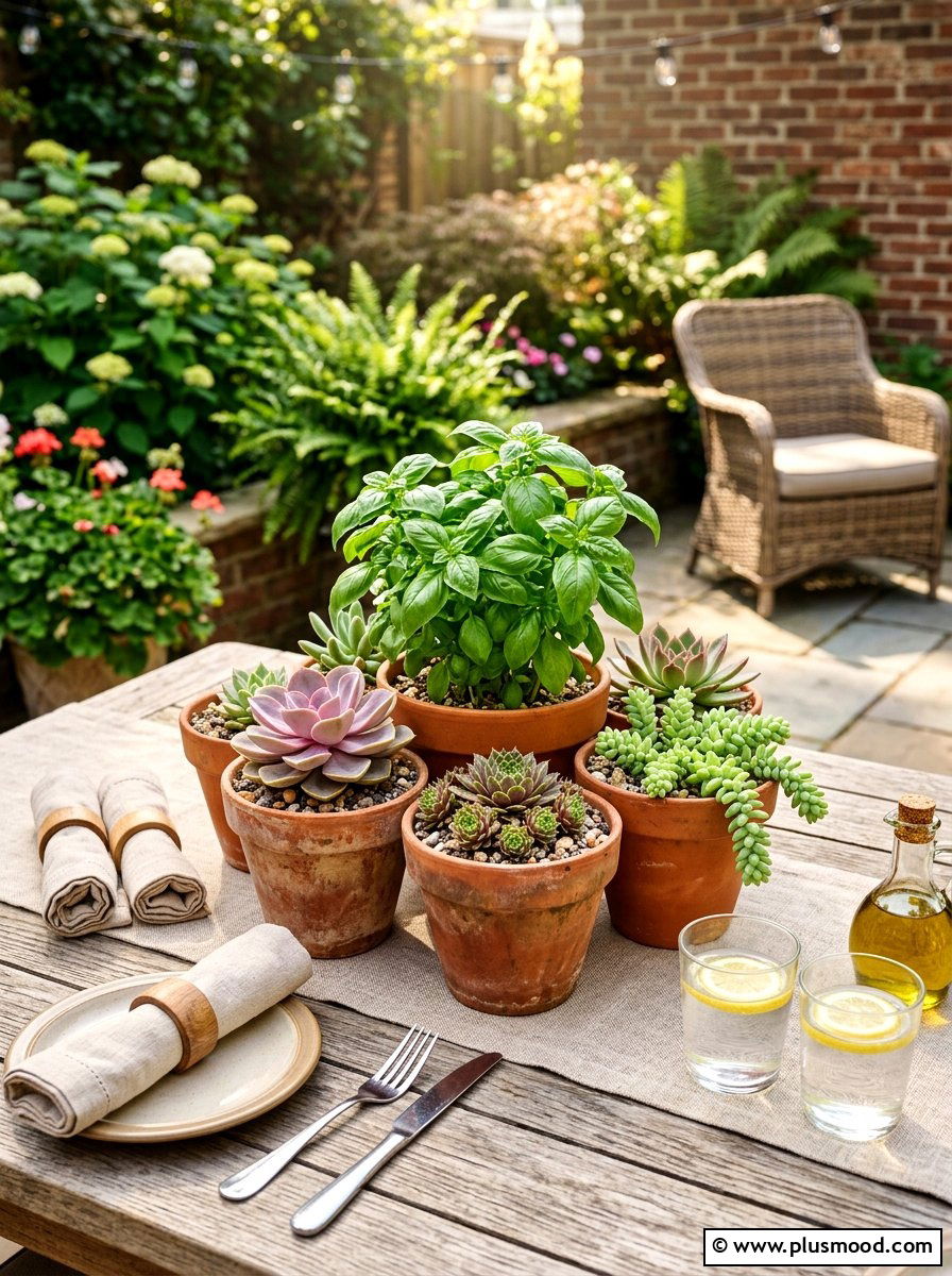 Potted Plant Centerpiece