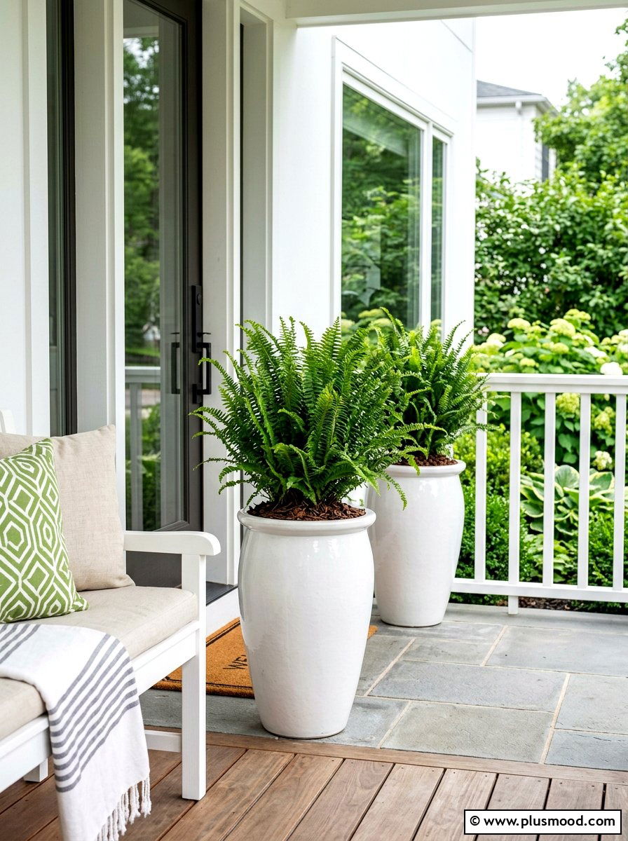 Potted Plants For Small Porch - 25 summer narrow porch ideas