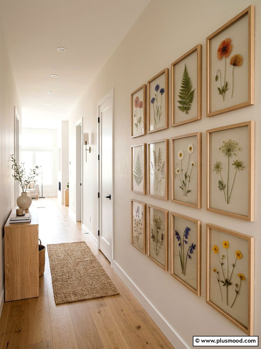 Pressed Flower Frame - 25 summer botanical decor ideas