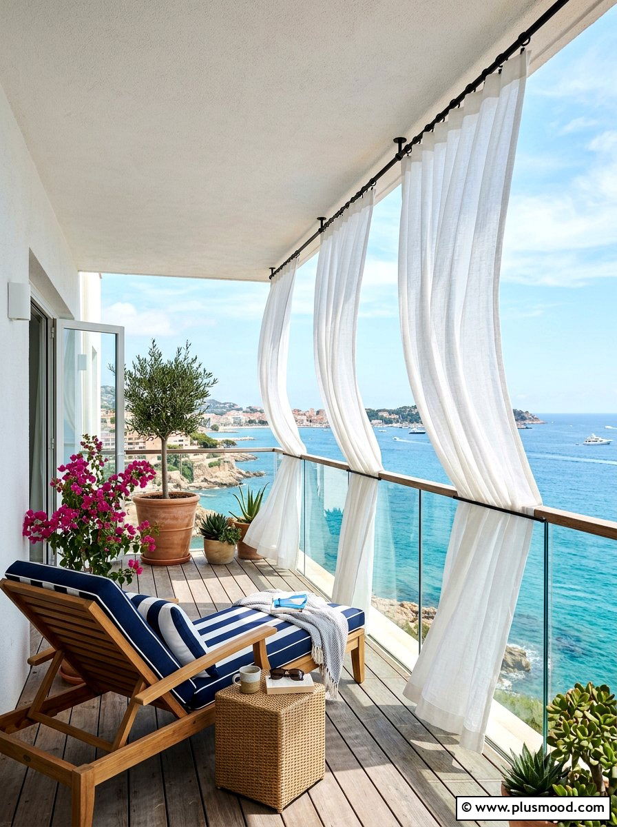Privacy Curtains For Balcony - 25 summer cozy apartment patio ideas