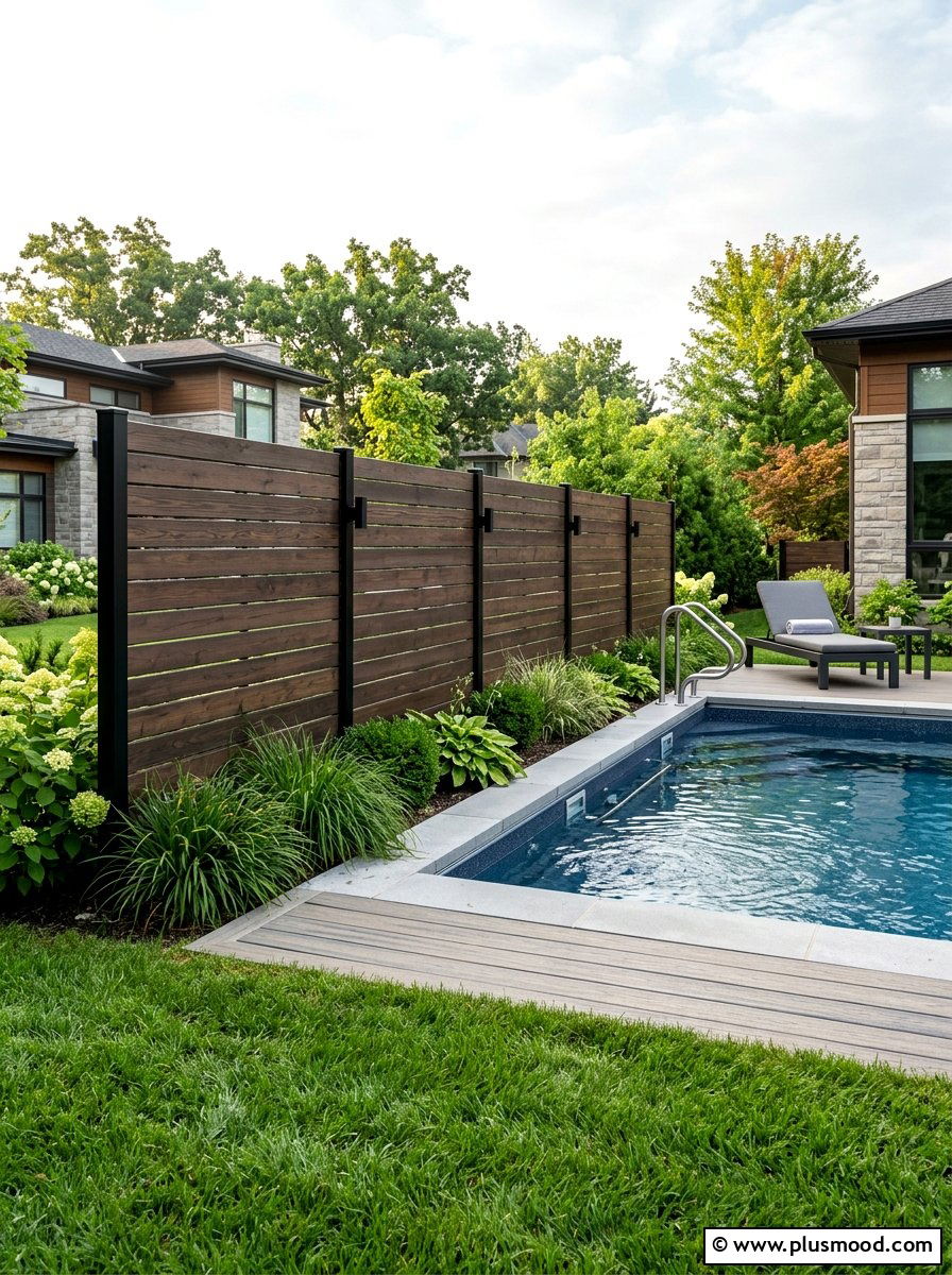 Privacy Fence For Endless Pool - 25 pool landscaping ideas for endless pools
