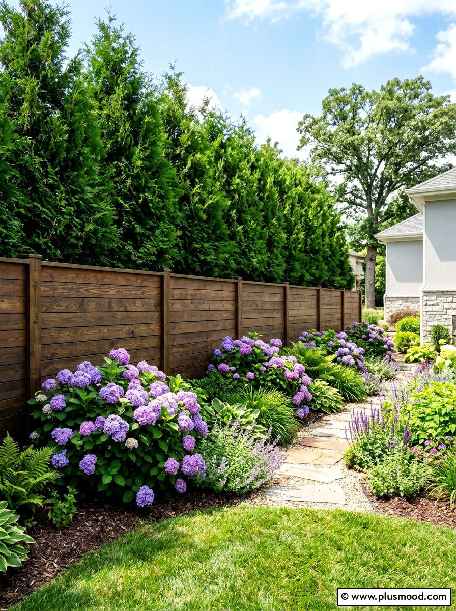 Privacy Fence Landscaping - 25 small backyard ideas for corner lots