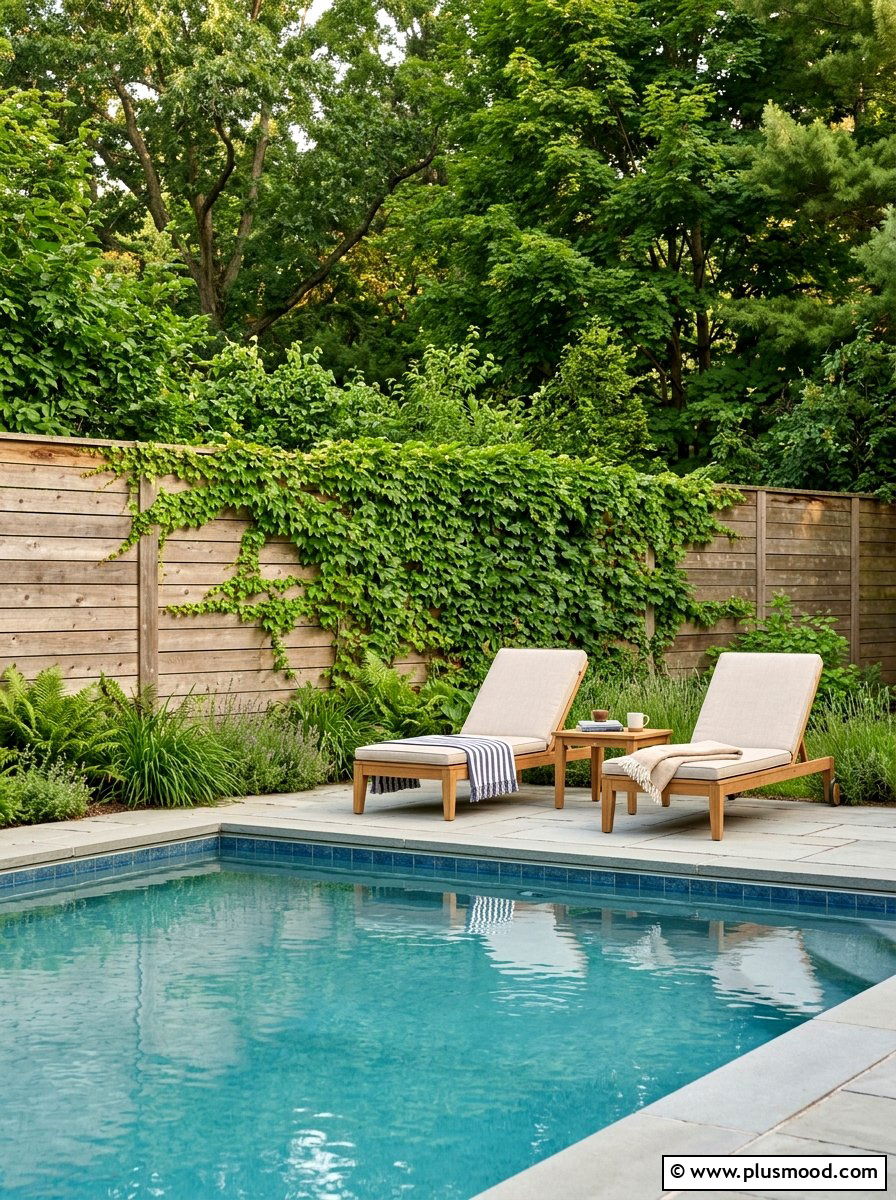 Privacy Fence Pool Landscape - 25 pool landscaping ideas for beginners