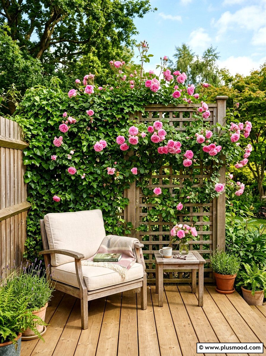 Privacy Fence Trellis Screen - 25 best summer garden ideas