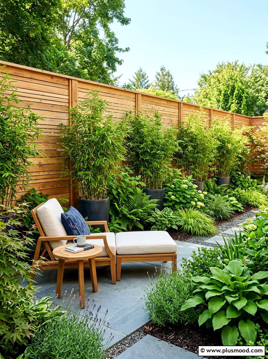 Privacy Fence - 25 easy summer garden ideas