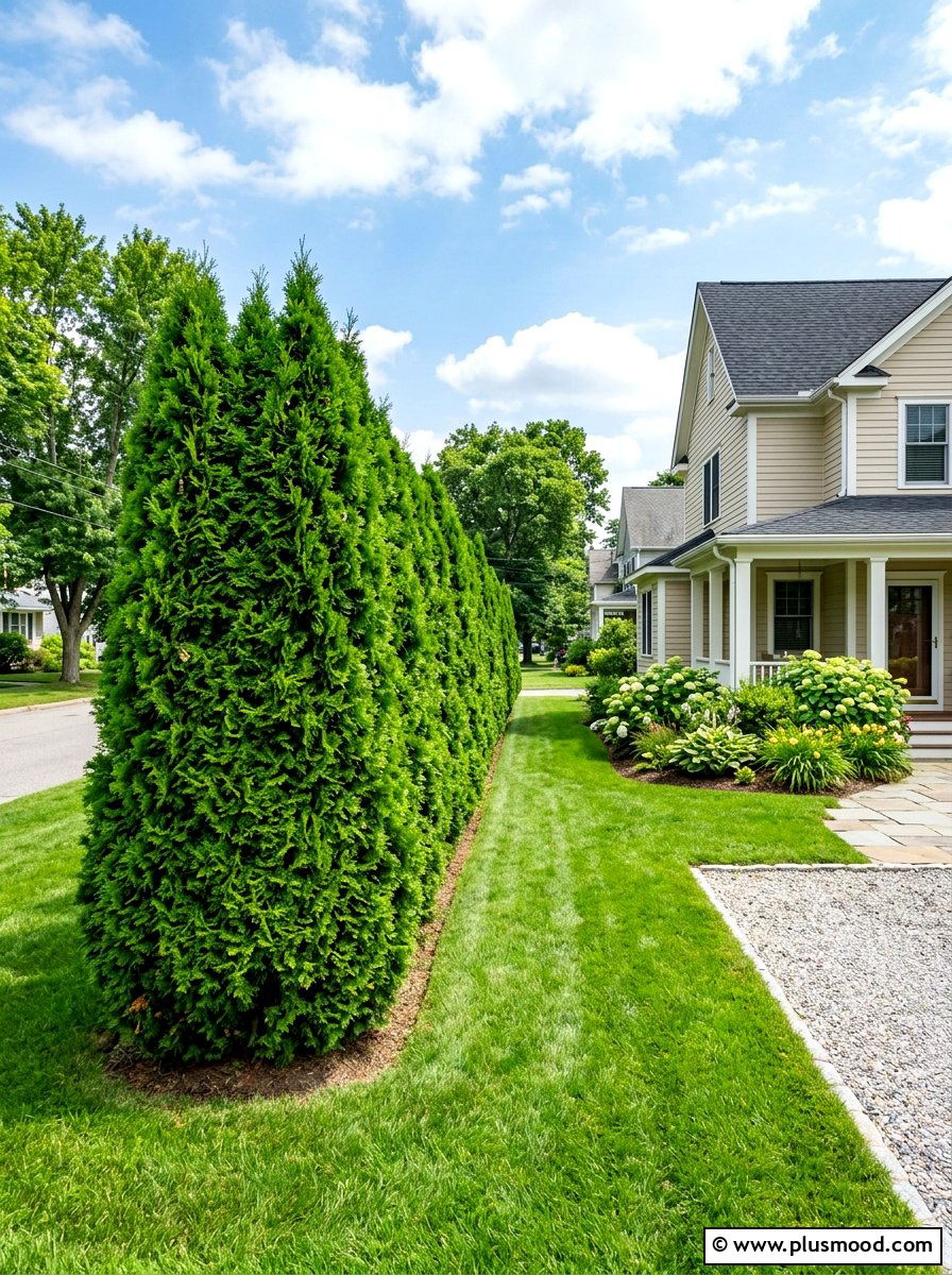 Privacy Hedge - 25 summer front yard landscaping ideas