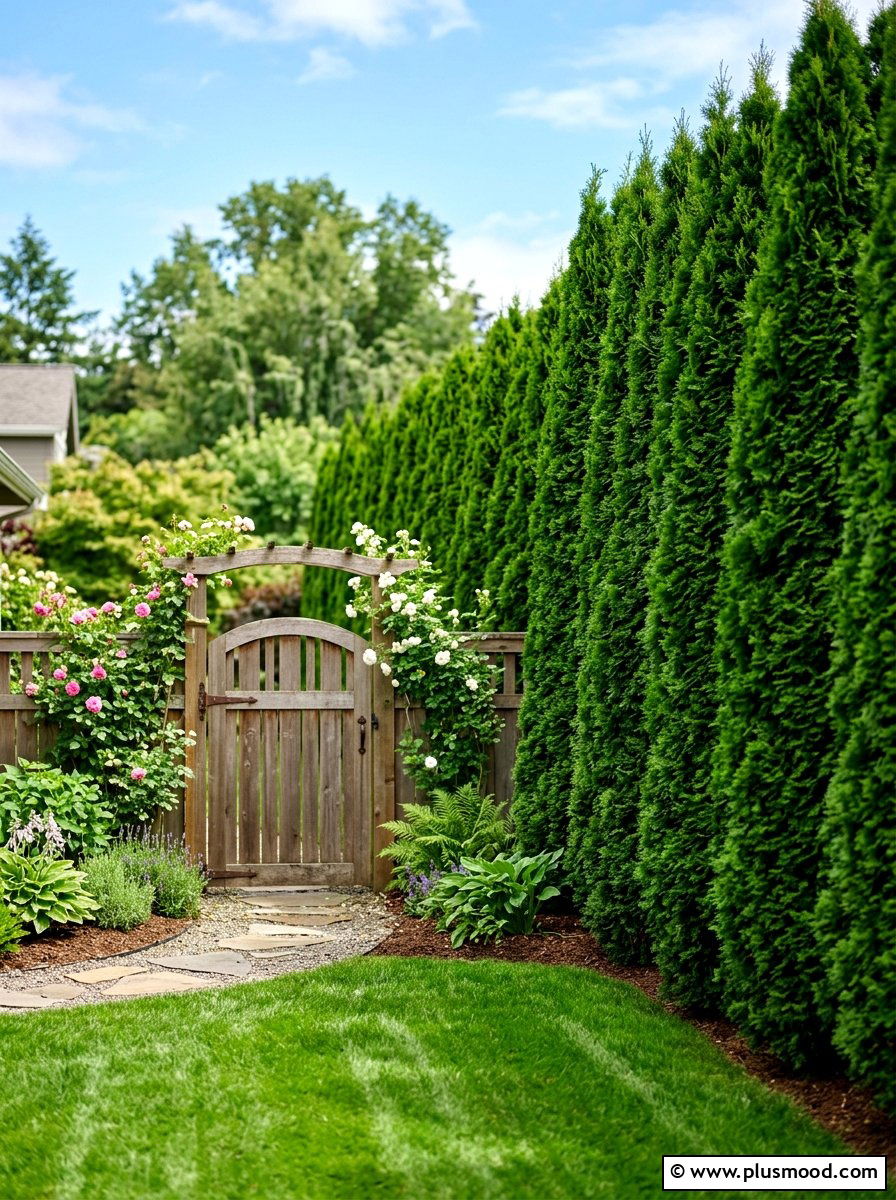 Privacy Hedge Screen - 25 summer landscape makeover ideas