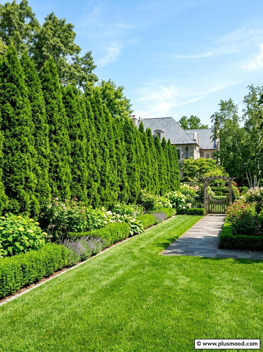 Privacy Hedge Screening - 25 summer landscape refresh ideas