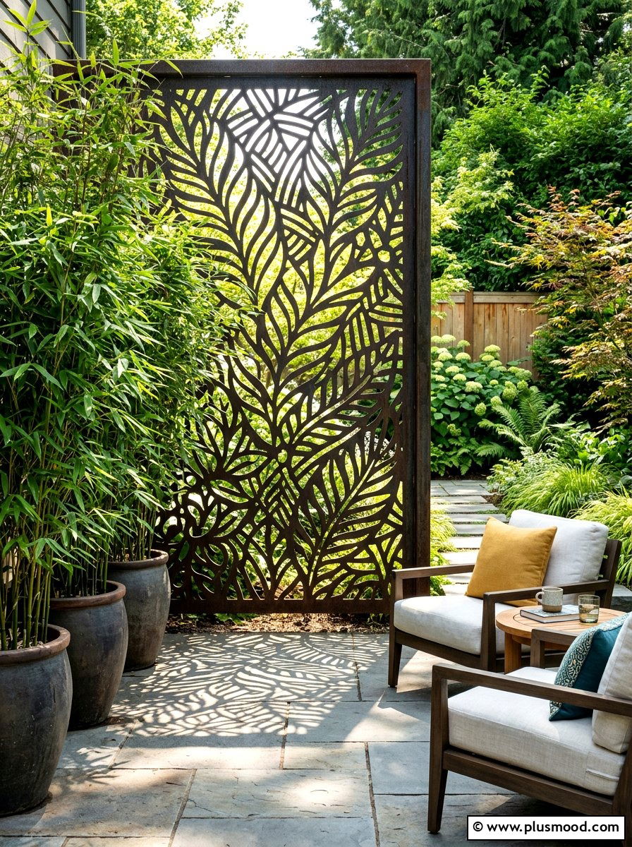 Privacy Screen - 25 summer patio garden ideas