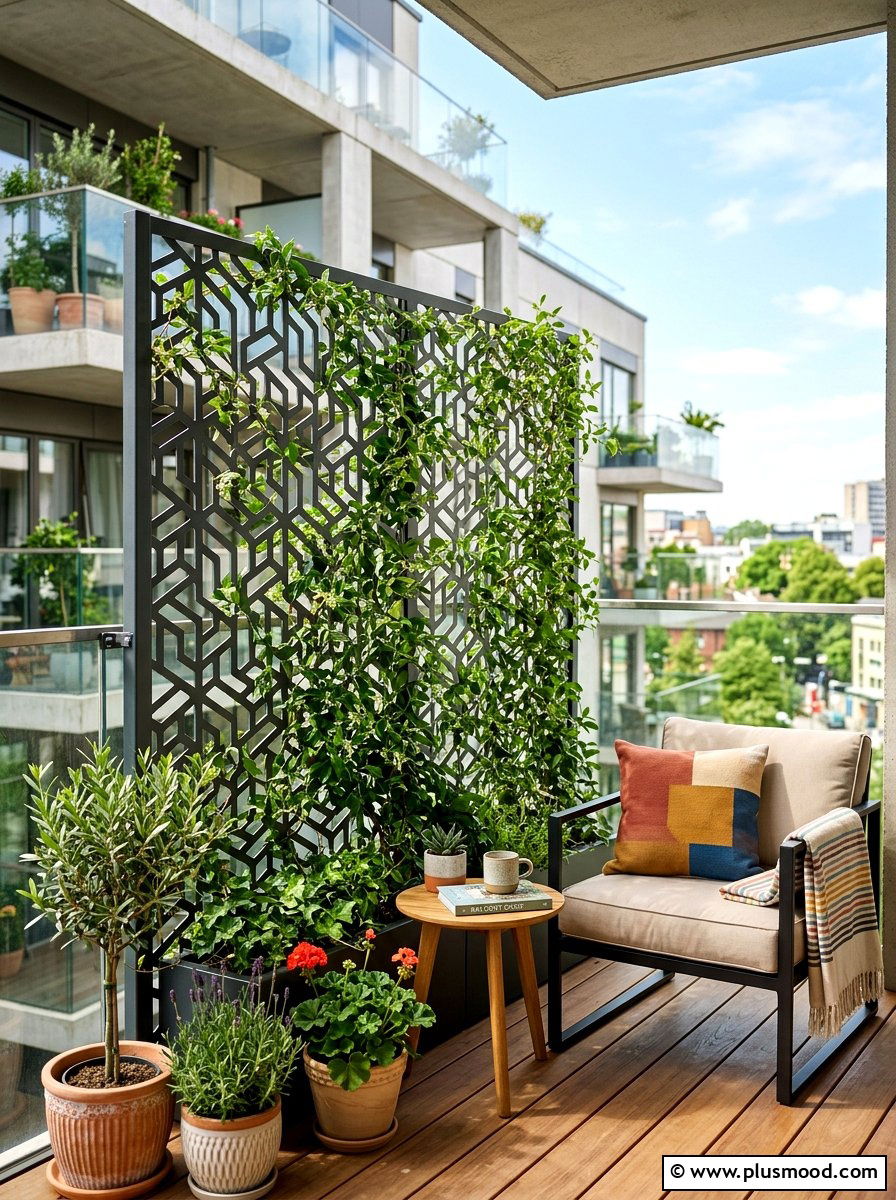 Privacy Screen For Balcony - 25 summer modern balcony ideas