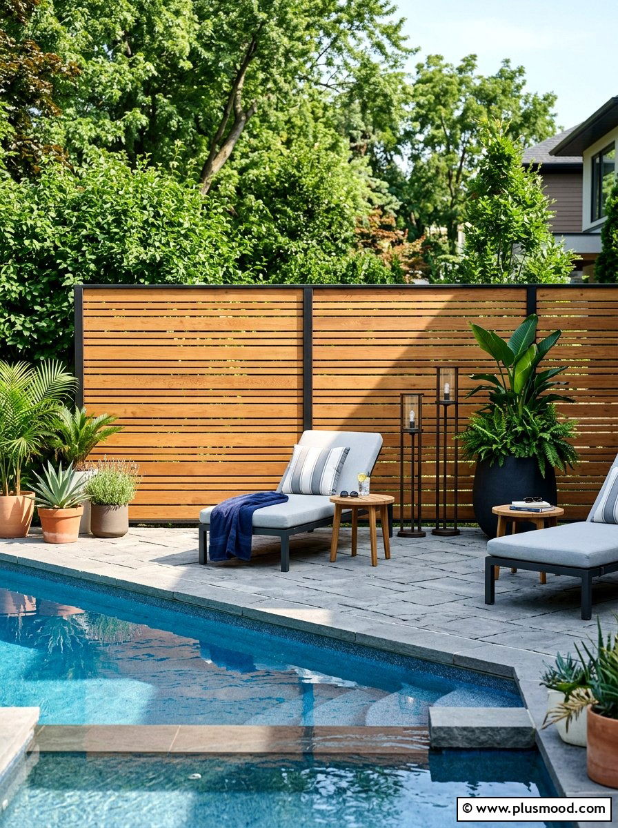 Privacy Screen For Pool - 25 pool landscaping ideas modern style
