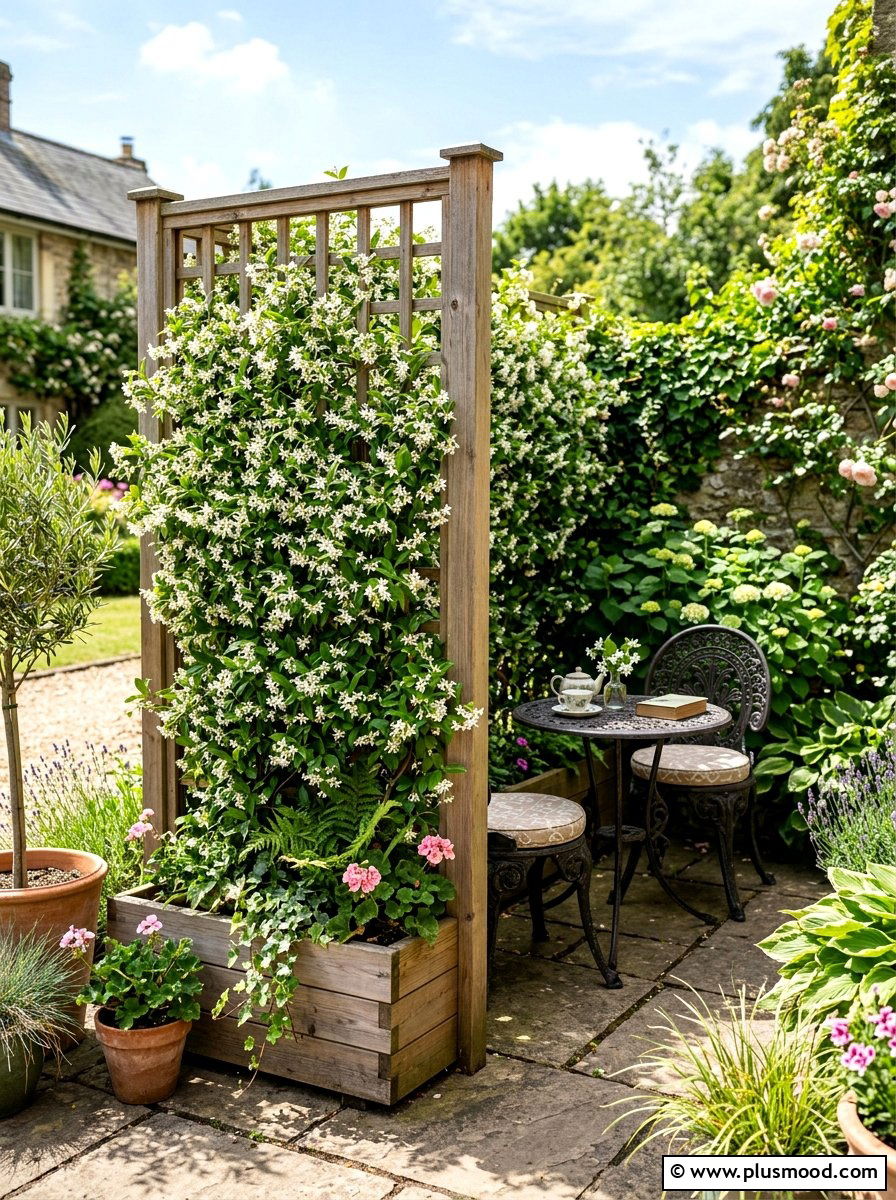 Privacy Screen Planter - 25 summer balcony planter ideas