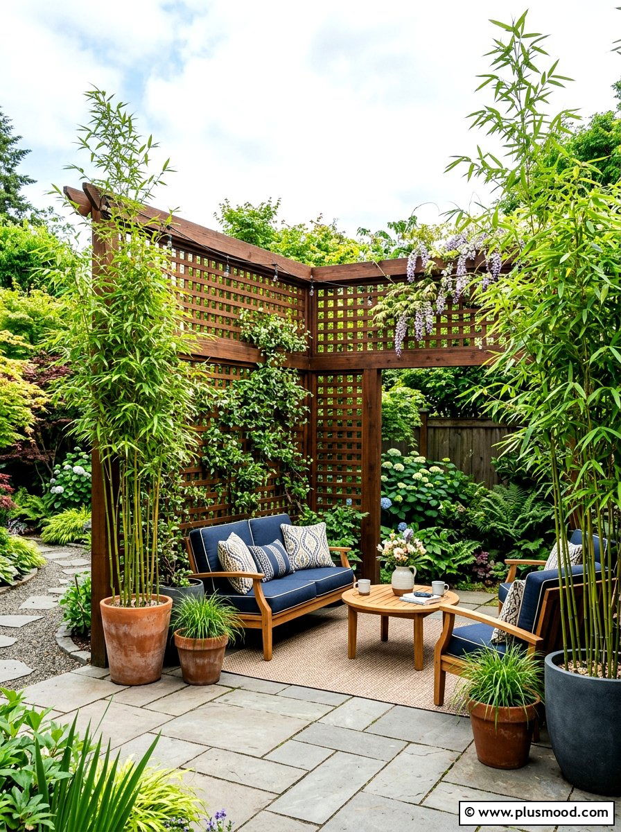 Privacy Screen Setup - 25 simple summer patio ideas
