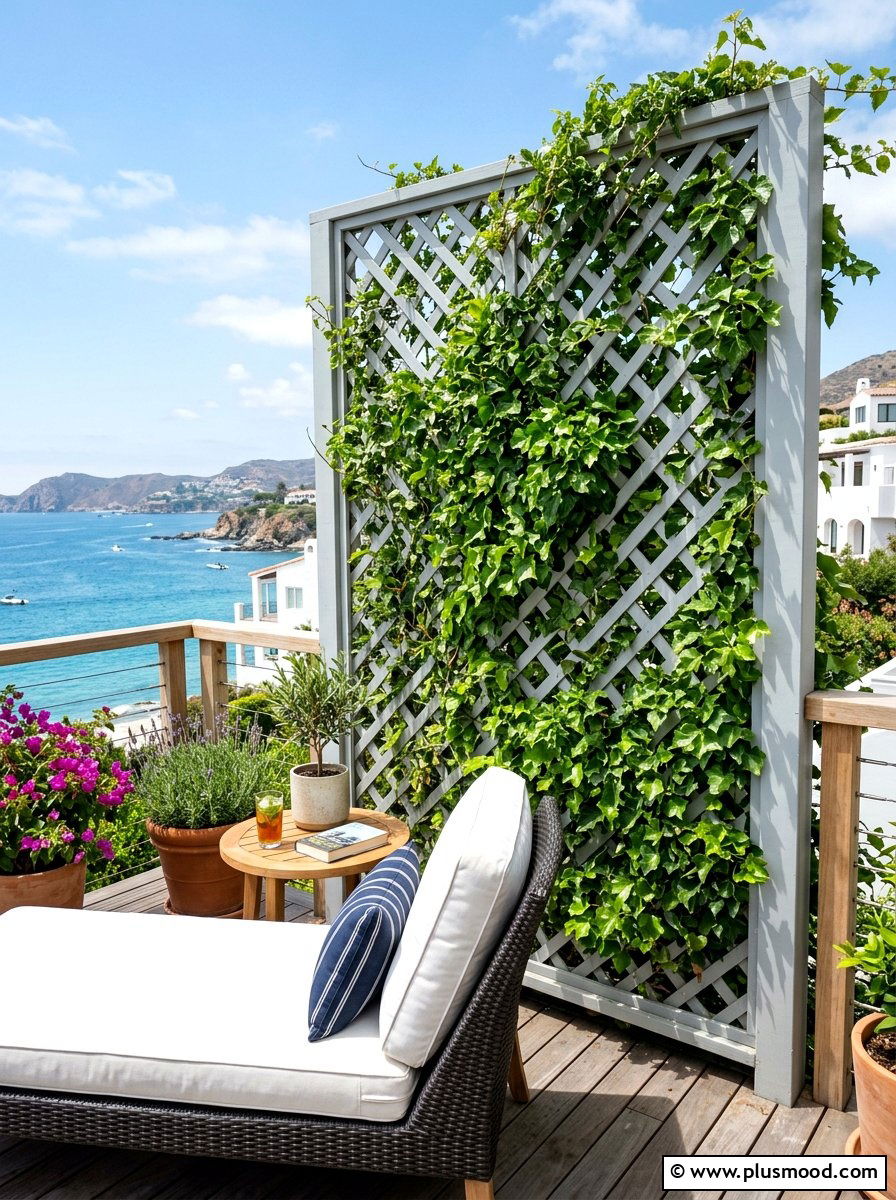 Privacy Trellis For Balcony - 25 summer balcony trellis ideas