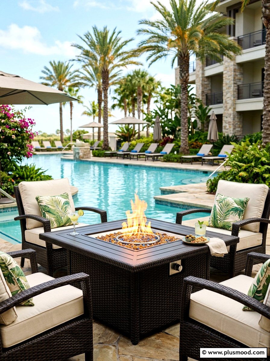 Propane Fire Pit Table - 25 summer patio fire pit ideas