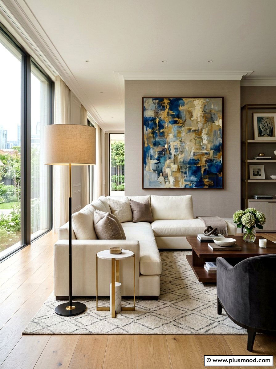 Quiet Luxury Living Area - 25 summer living room makeover ideas