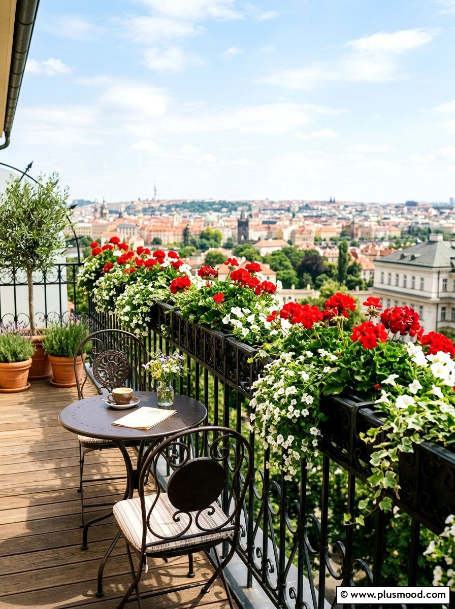 Railing planters - 25 summer balcony decor ideas