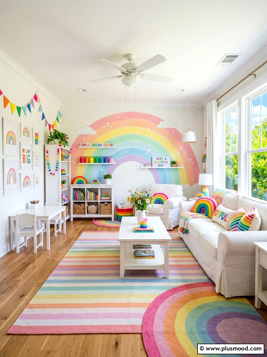 Rainbow Room Decor - 25 summer girls bedroom ideas