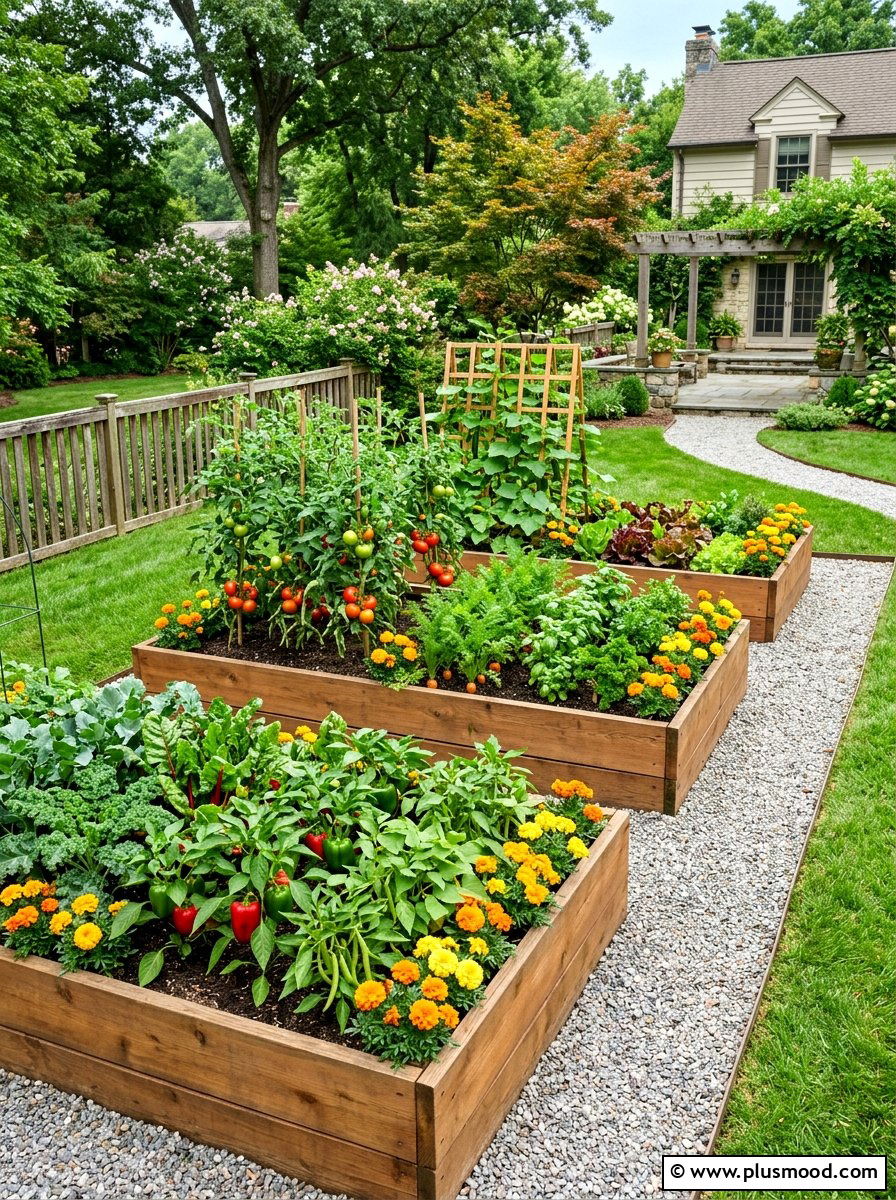 Raised Bed Planter - 25 summer backyard makeover ideas
