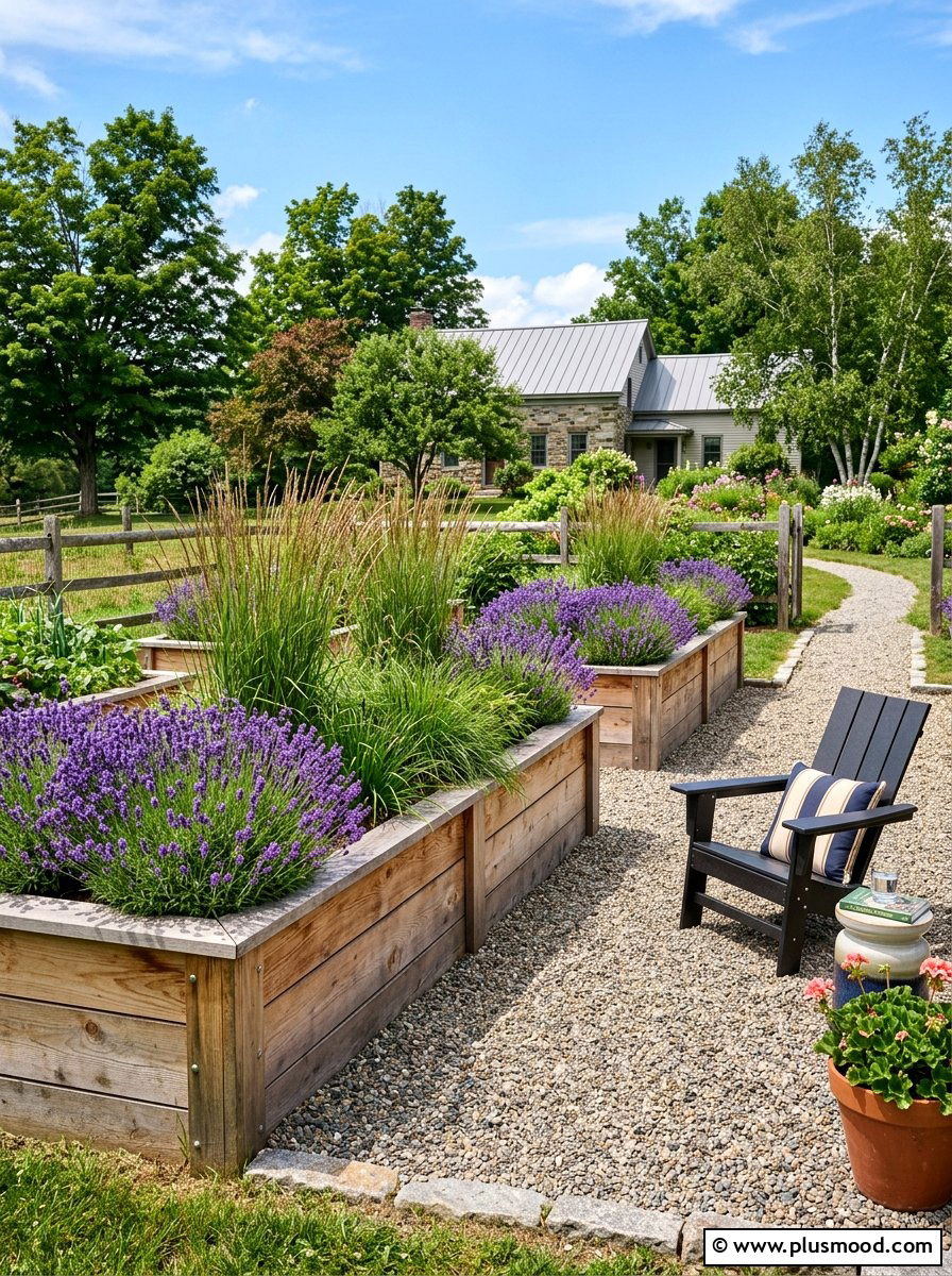 Raised Bed Planters - 25 summer privacy landscaping ideas