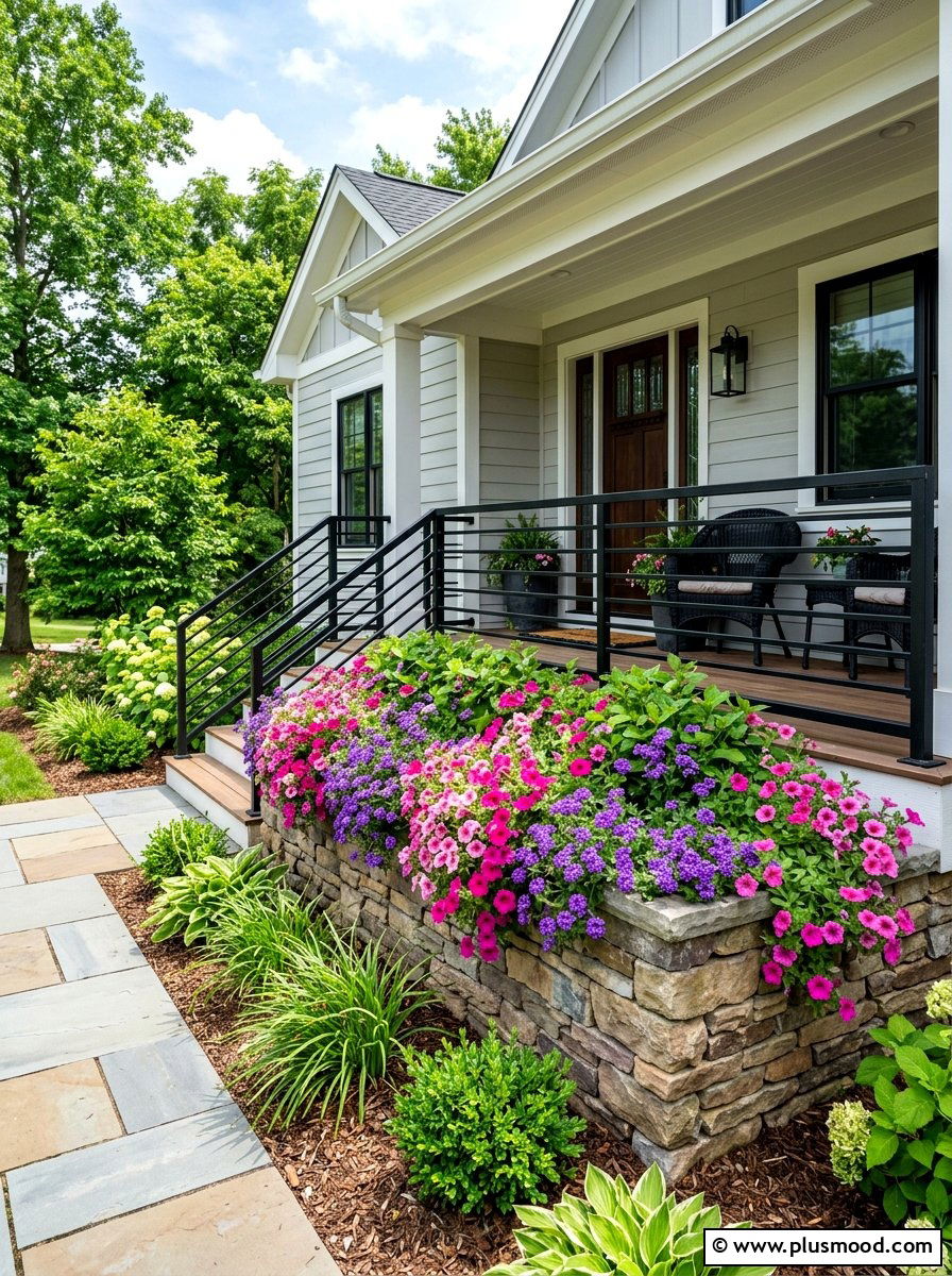 Raised Bed - 25 summer front yard landscaping ideas