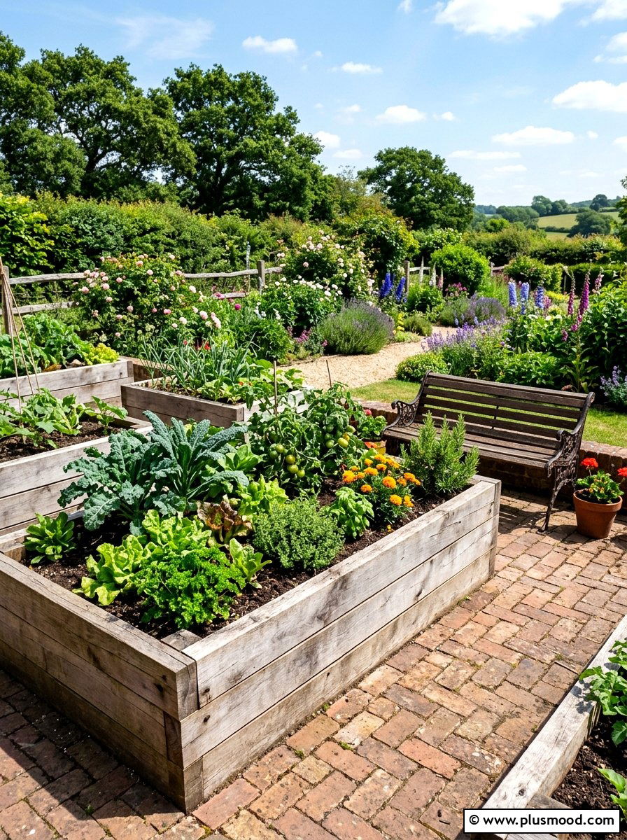 Raised Garden Bed - 25 small backyard ideas with patio
