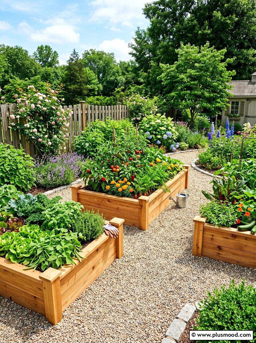 Raised Garden Bed - 25 popular summer backyard ideas