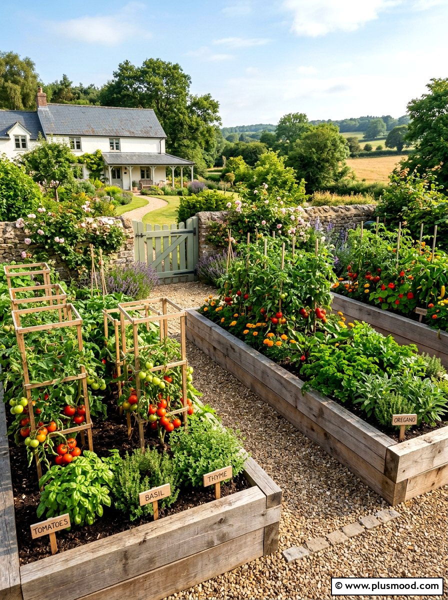 Raised Garden Bed - 25 small backyard ideas for no grass yards