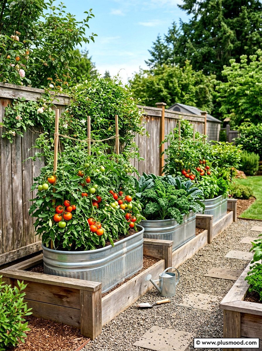 Raised Garden Bed - 25 small backyard ideas for townhomes