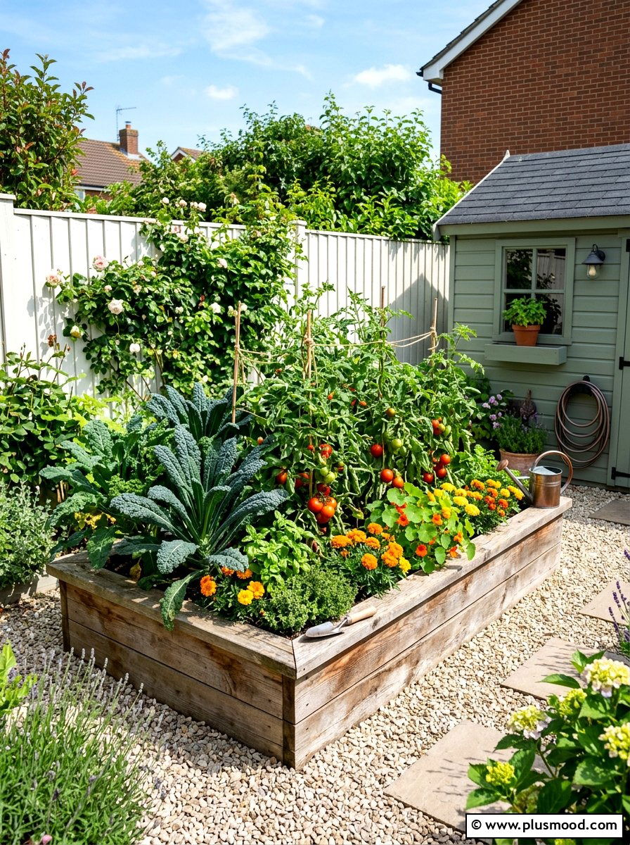 Raised Garden Bed - 25 small backyard ideas with garden