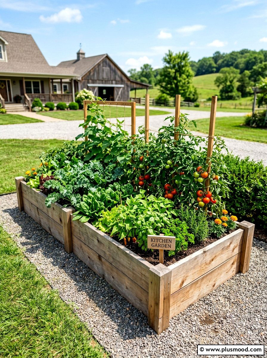 Raised Garden Bed - 25 budget summer backyard makeover ideas
