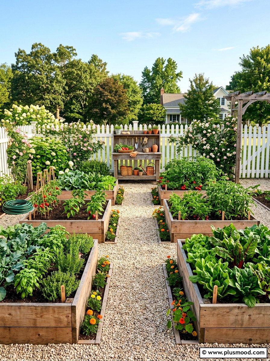 Raised Garden Beds - 25 summer backyard ideas for large yards