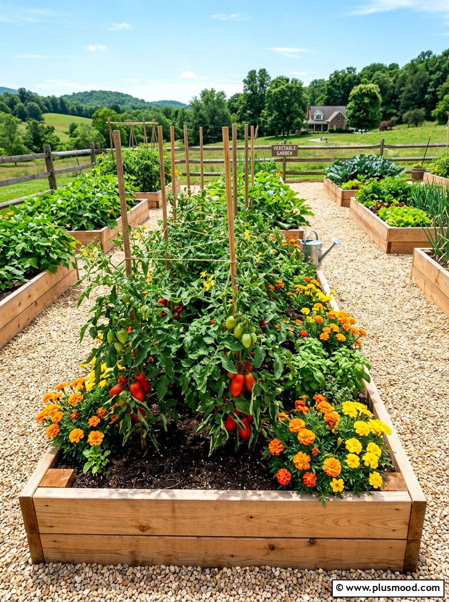 Raised Vegetable Bed - 25 summer garden ideas