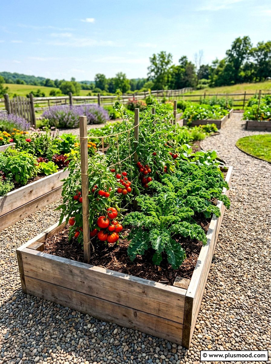 Raised garden bed - 25 summer backyard oasis ideas