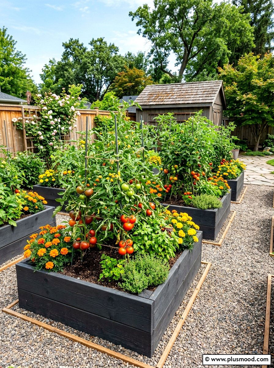 Raised garden beds - 25 summer garden decor ideas
