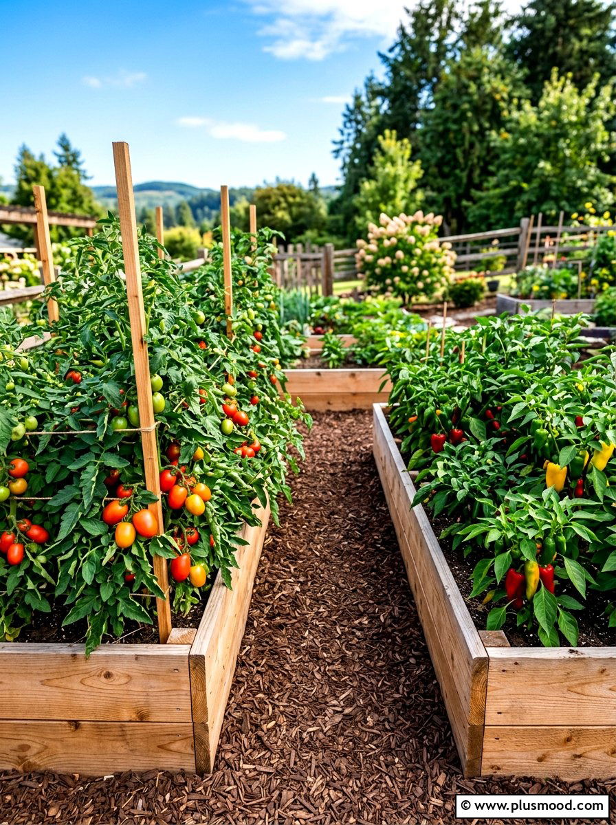 Raised vegetable garden - 25 summer landscape design ideas