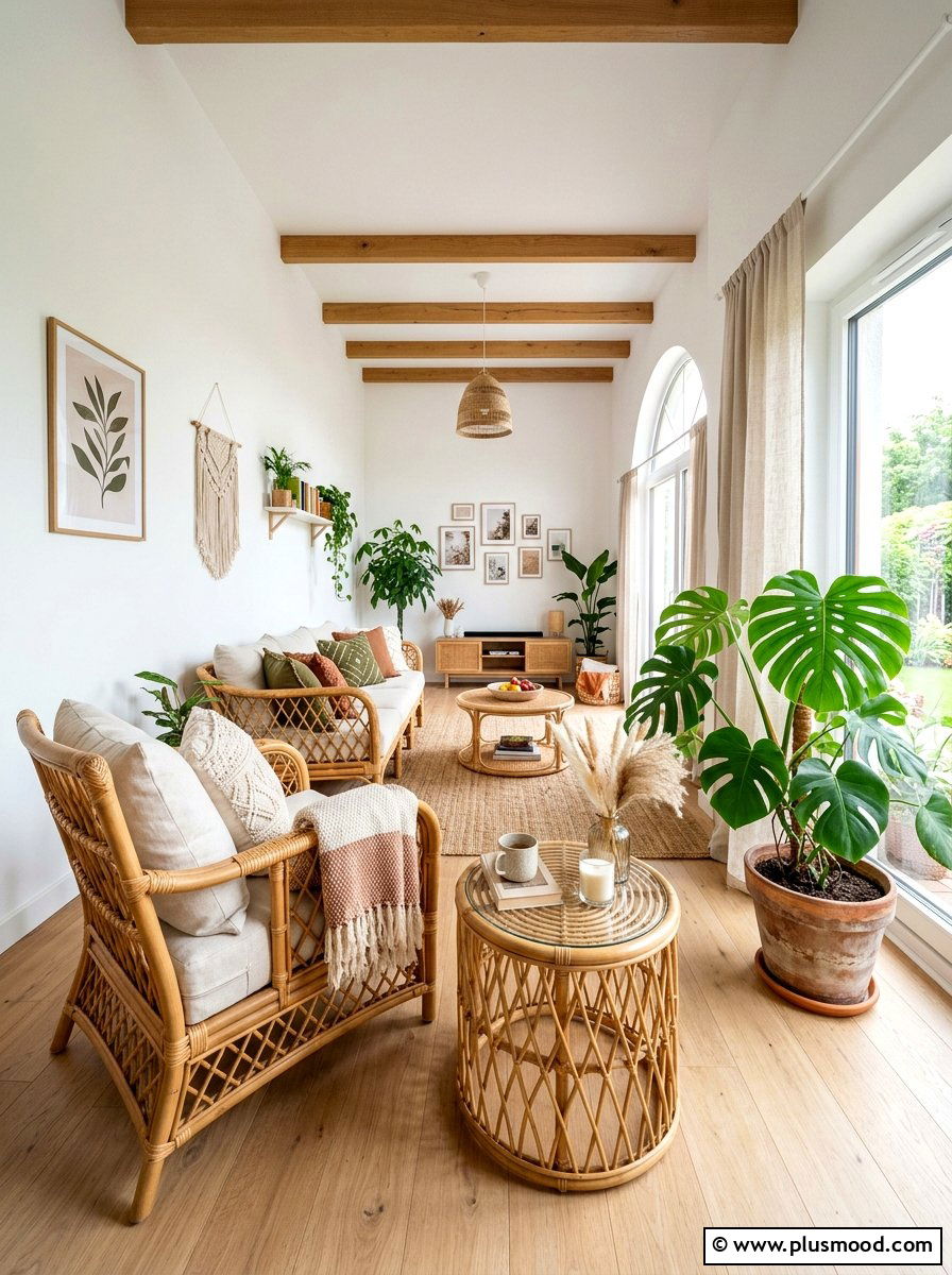 Rattan Furniture - 25 easy summer home ideas