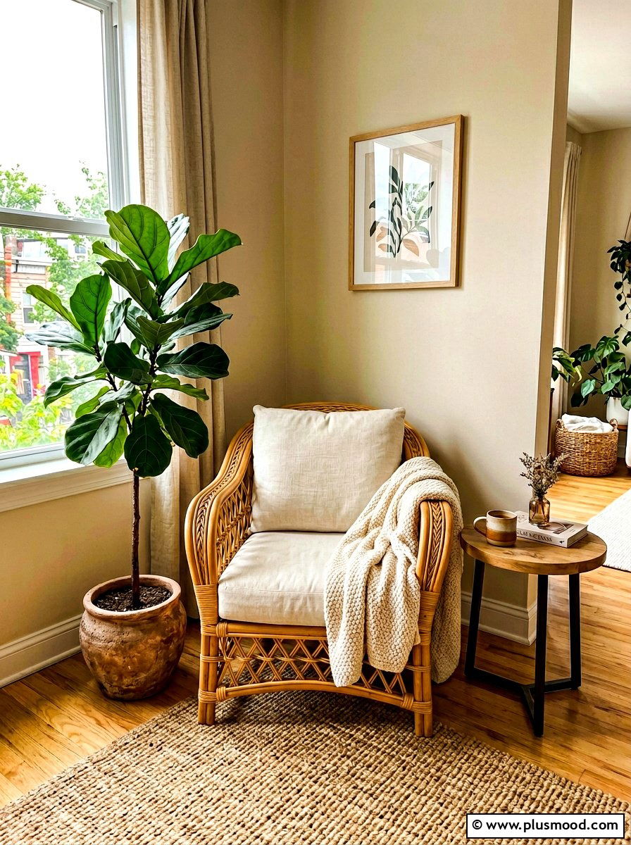 Rattan Furniture - 25 summer decor ideas for apartments