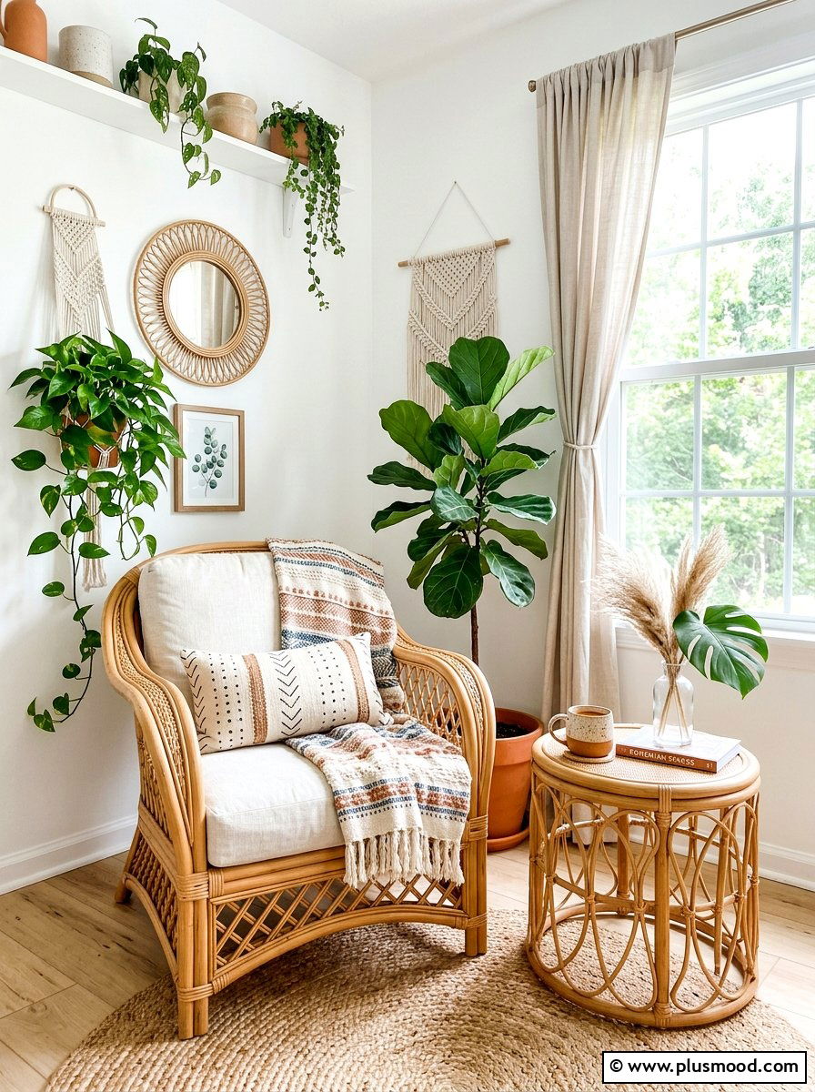 Rattan Furniture - 25 summer home makeover ideas