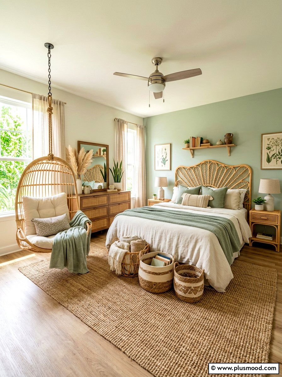 Rattan Furniture Bedroom - 25 summer girls bedroom ideas