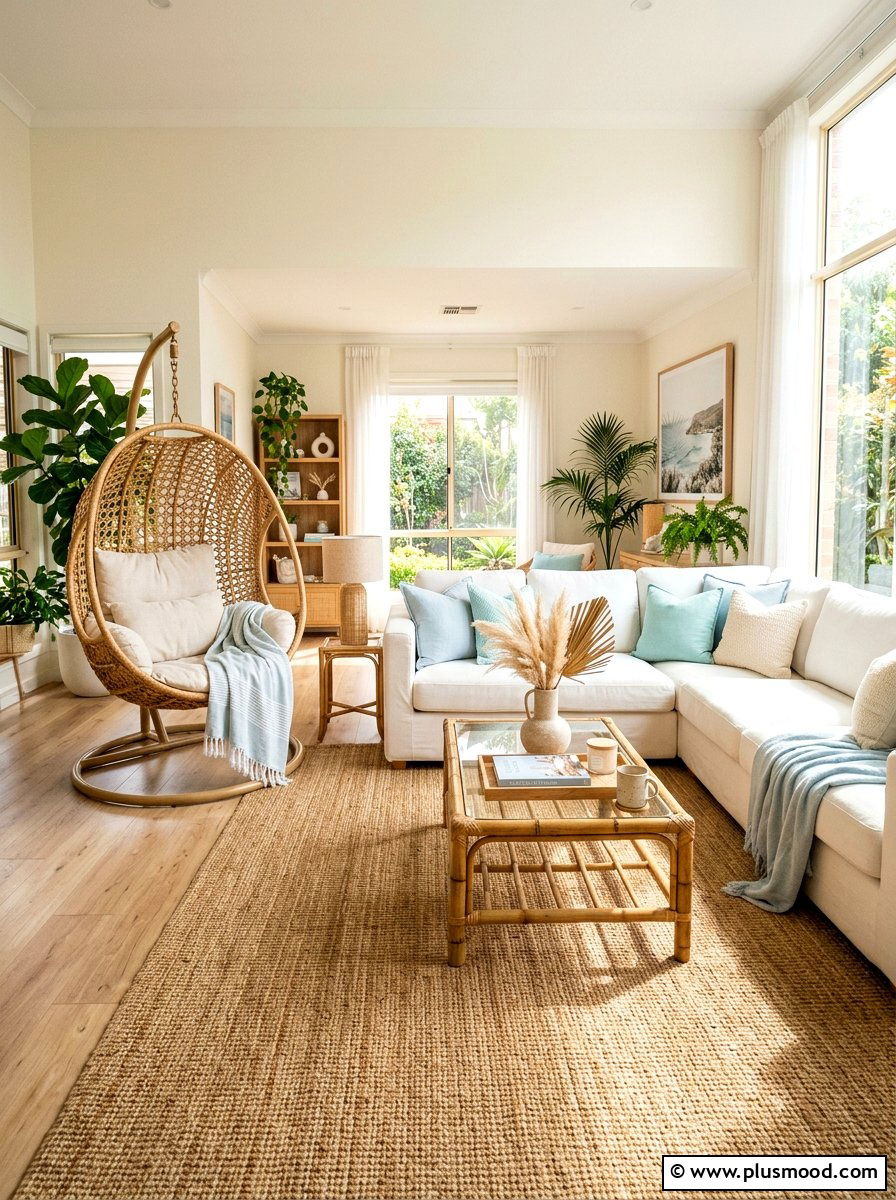Rattan Furniture Living Room - 25 modern summer living room ideas
